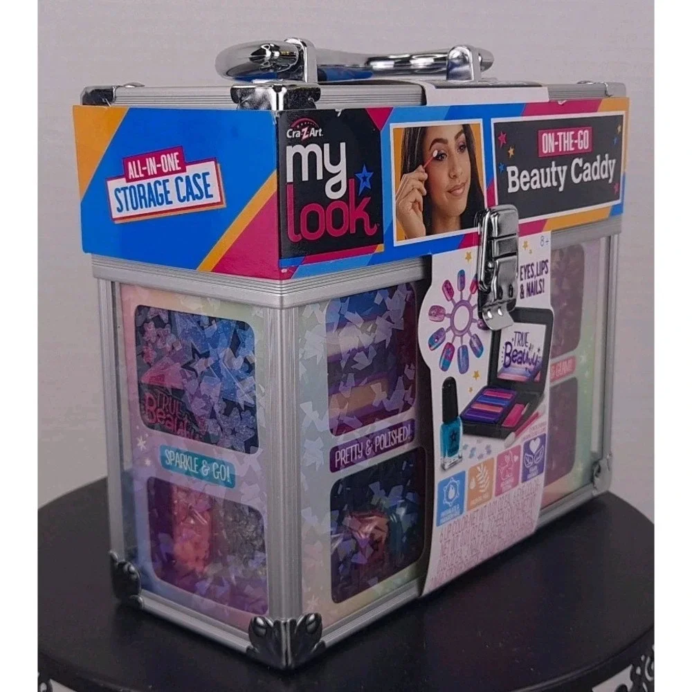 Cra Z Art My Look On The Go Beauty Caddy; Eyes Lips And Nails New In Box